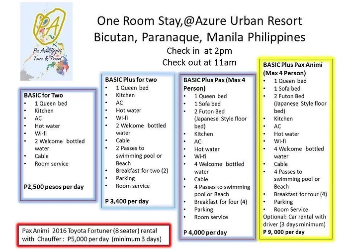 1 Bedroom @azure Urban Manille